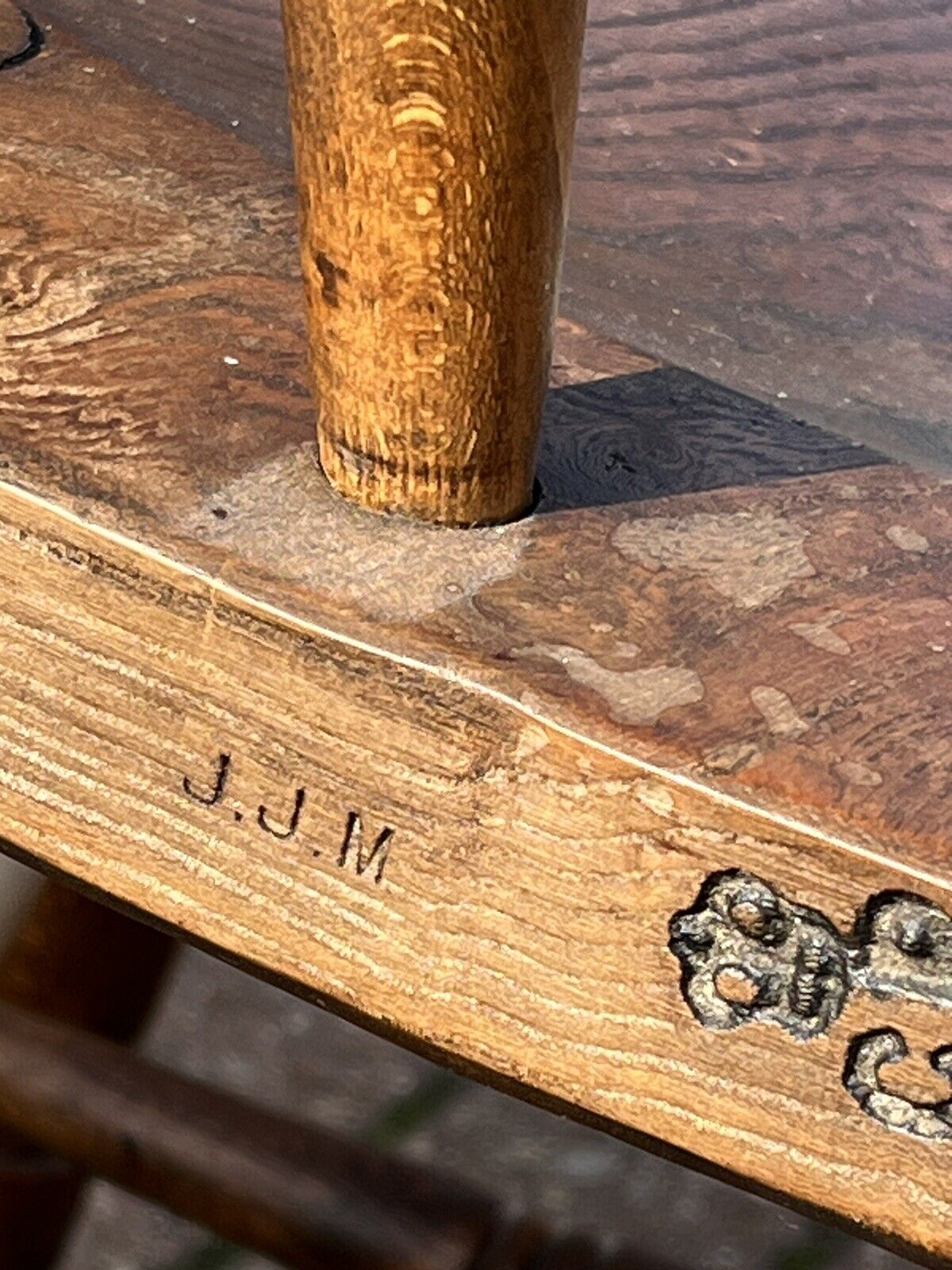 King George V Estate Chair. Full Stamps, Probably From A Government Building