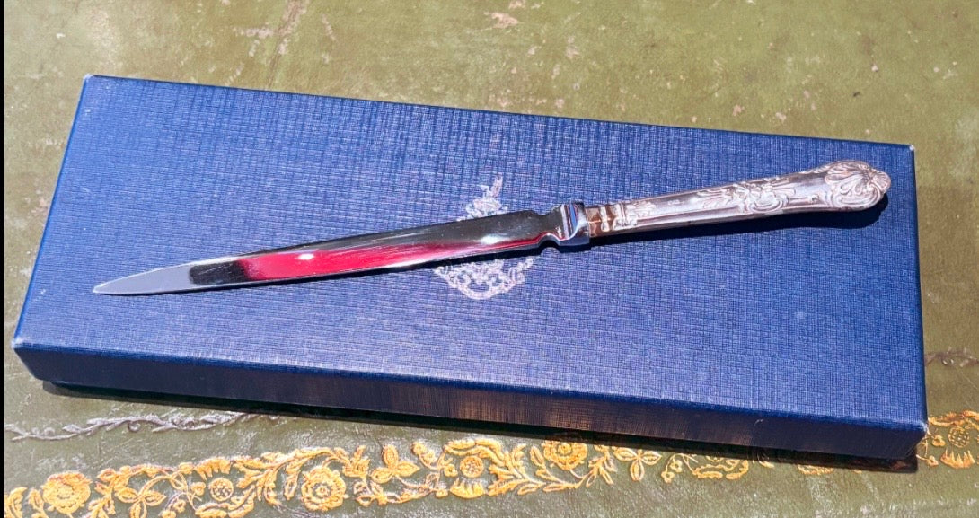 Silver Letter Opener In Box