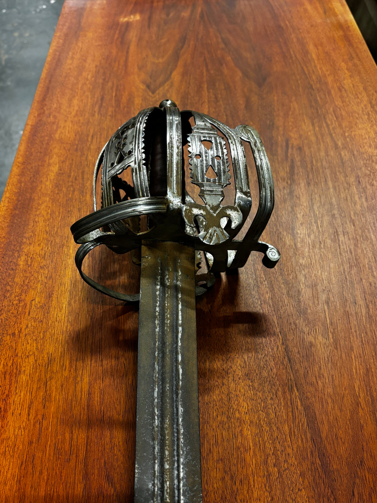 Scottish basket-hilted broadsword