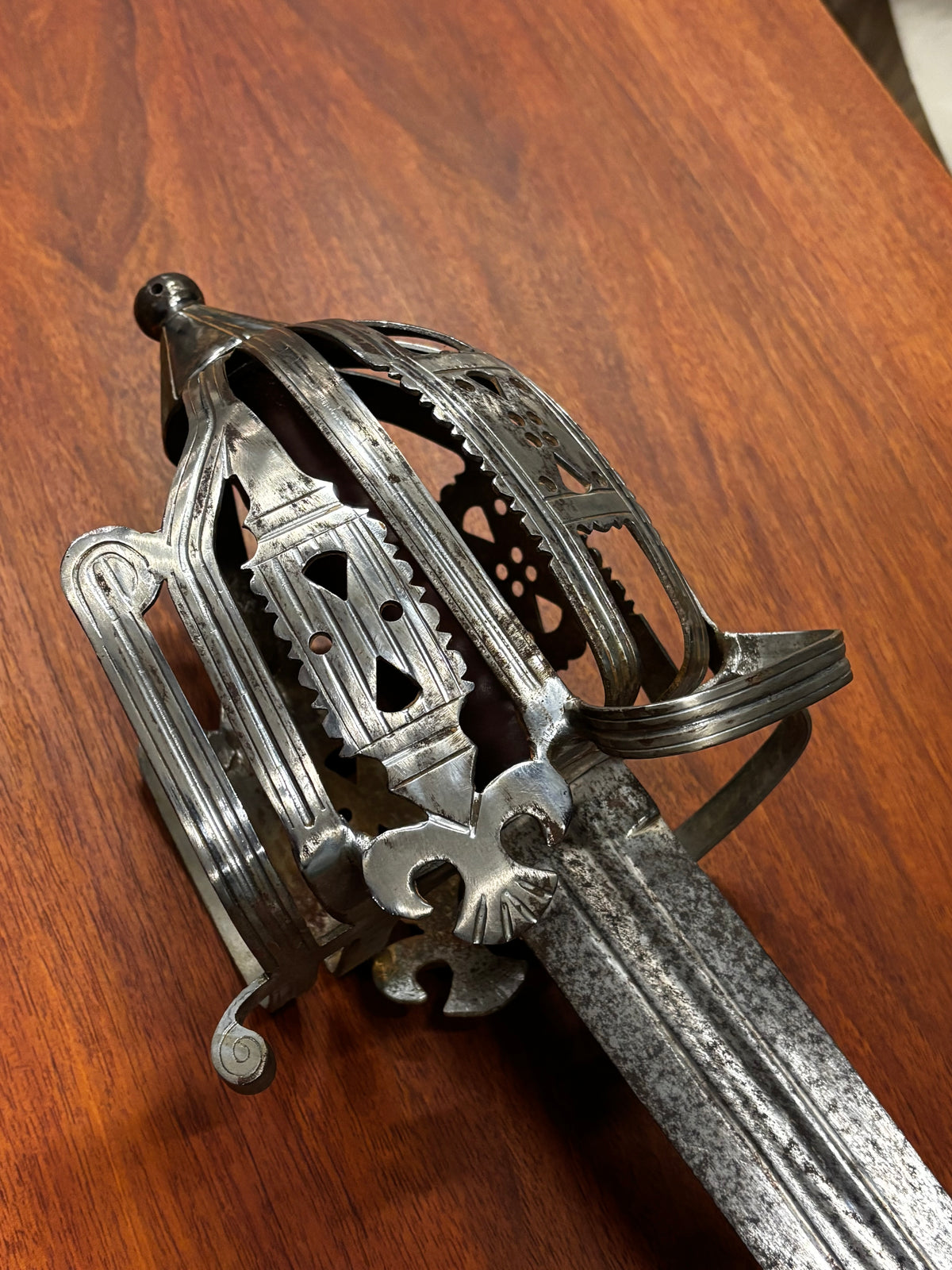 Scottish basket-hilted broadsword