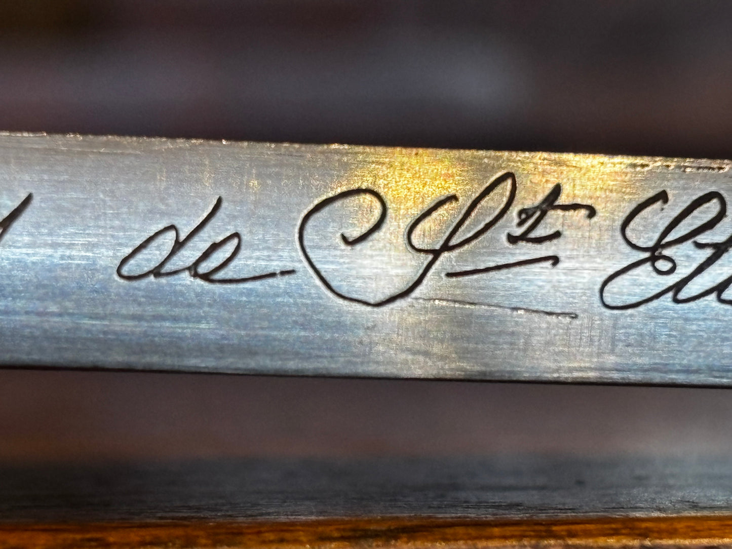 Victorian French Bayonet, dated 1873 matching numbers sheaf.