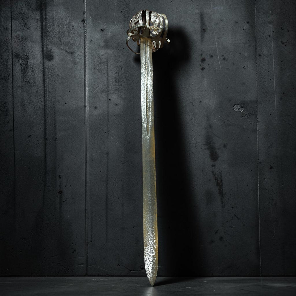 Scottish basket-hilted broadsword