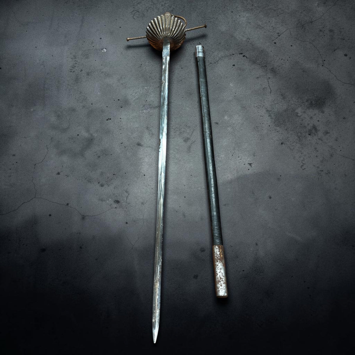 A Cup-hilted Rapier