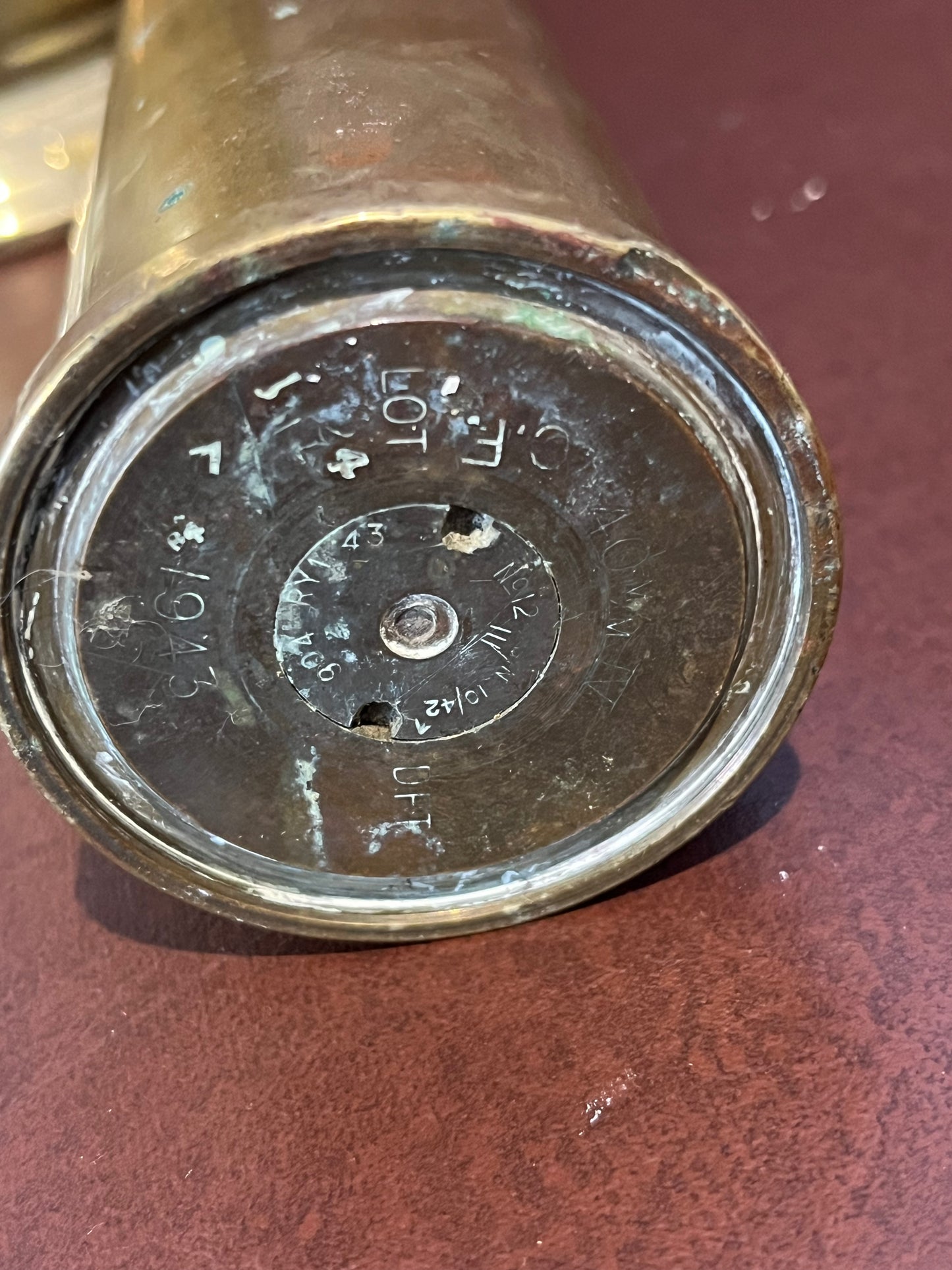 Trench Art Clock Set