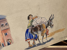 Originally Watercolour Illustrations Works By N Osten Sacken