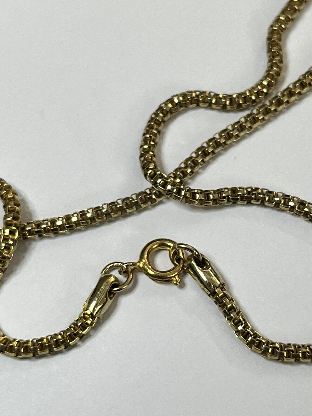 Vintage Gold Tone Green Diamanté Egyptian Pharaoh Pendant Necklace