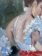 Dancers. Large Oil On Canvas Signed Morris.