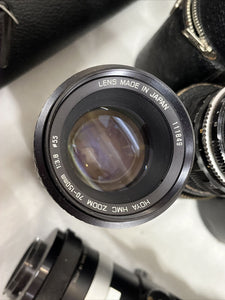 Vintage Camera zoom lenses