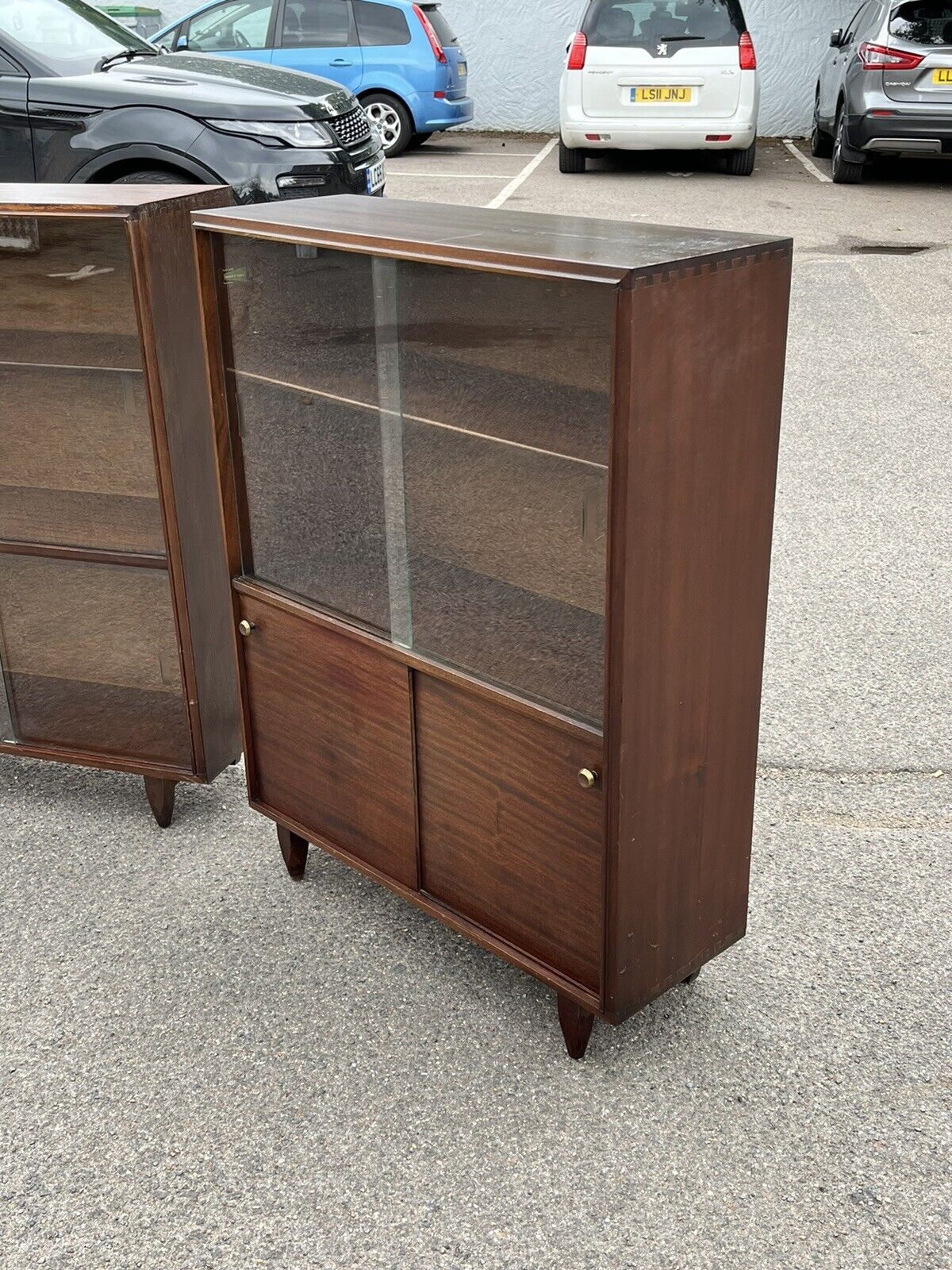 Mid Century Pair Of Bookcases By Beaver & Tapley.