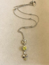 Vintage Silver 925 Cubic Zirconia Necklace