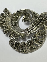 Vintage Marcasite Silver Tone Necklace