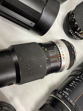 Vintage Camera zoom lenses