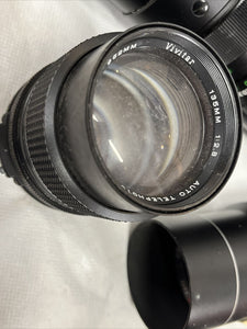 Vintage Camera zoom lenses