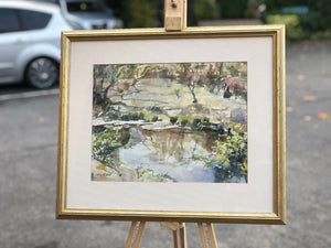 Framed Watercolour, Signed Hanson