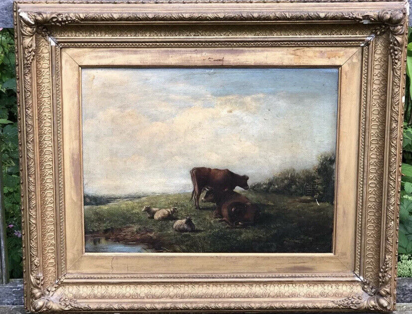 Oil on board by James Lees Bilbie RA 1860-1945 of Nottingham.