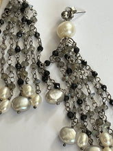 Honora Pearl Silver 925  Natural Stone Long Drop Earrings Boxed