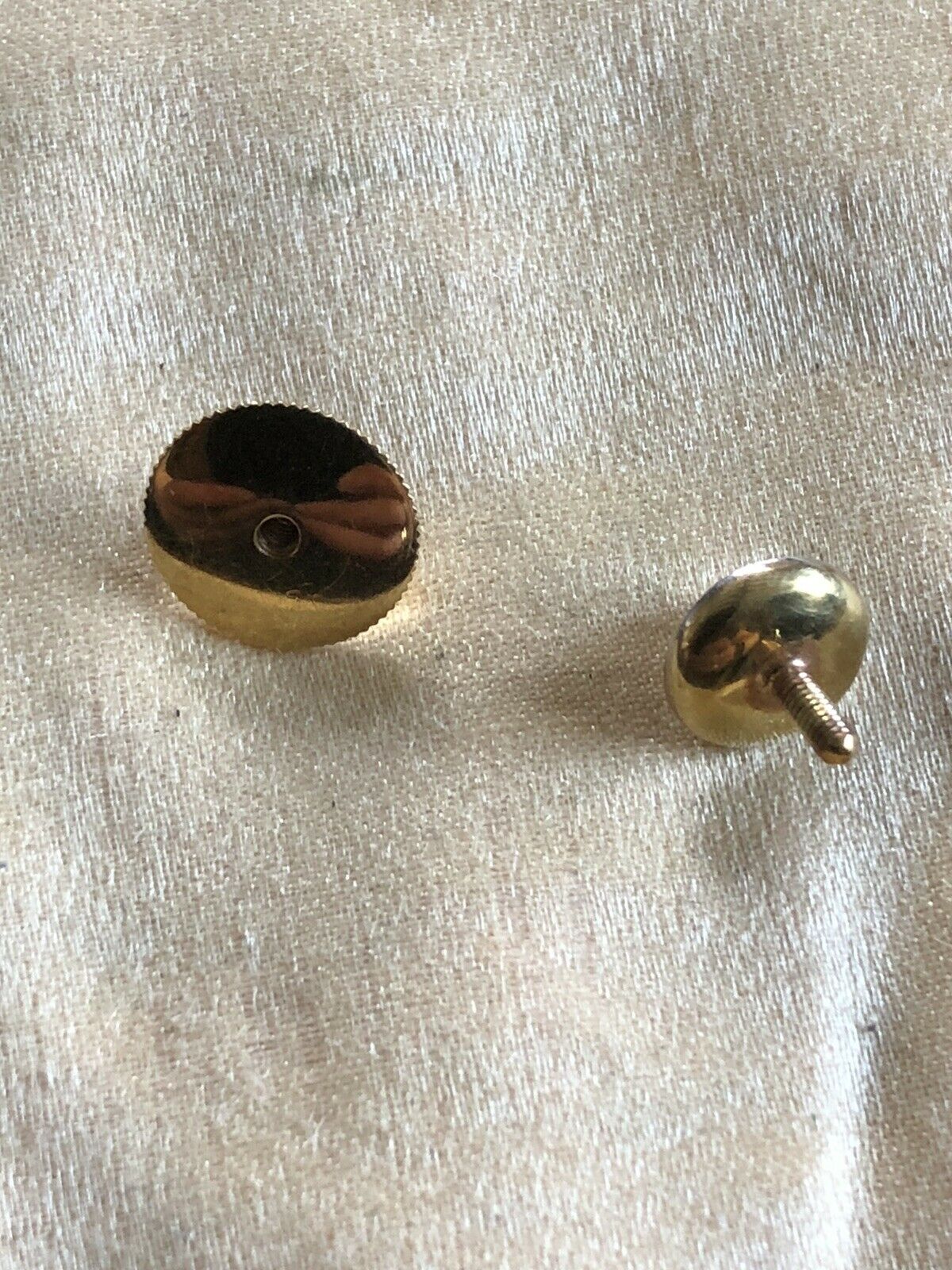 Mappin Webb 18ct Gold Pearl Collar Studs Original Box