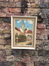 Mid Century Oil On Canvas. Signed. Gilt Frame.