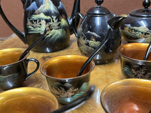 Antique Papier-mâché Tea & Coffee Set. Ship Worldwide