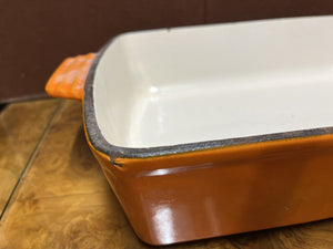 Le Creuset Cast Iron Roaster Dish. Large In Size. We Ship Worldwide.