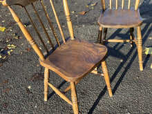 Victorian Oak Kitchen Dining Chairs