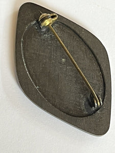 Vintage Enamel Flowers Brooch