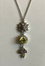 Vintage Silver 925 Cubic Zirconia Necklace