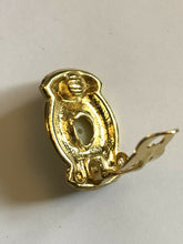 Vintage Gold And Silver Tone Etruscan Style Clip On Earrings