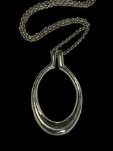 Vintage Silver 925 Modernist Pendant Necklace