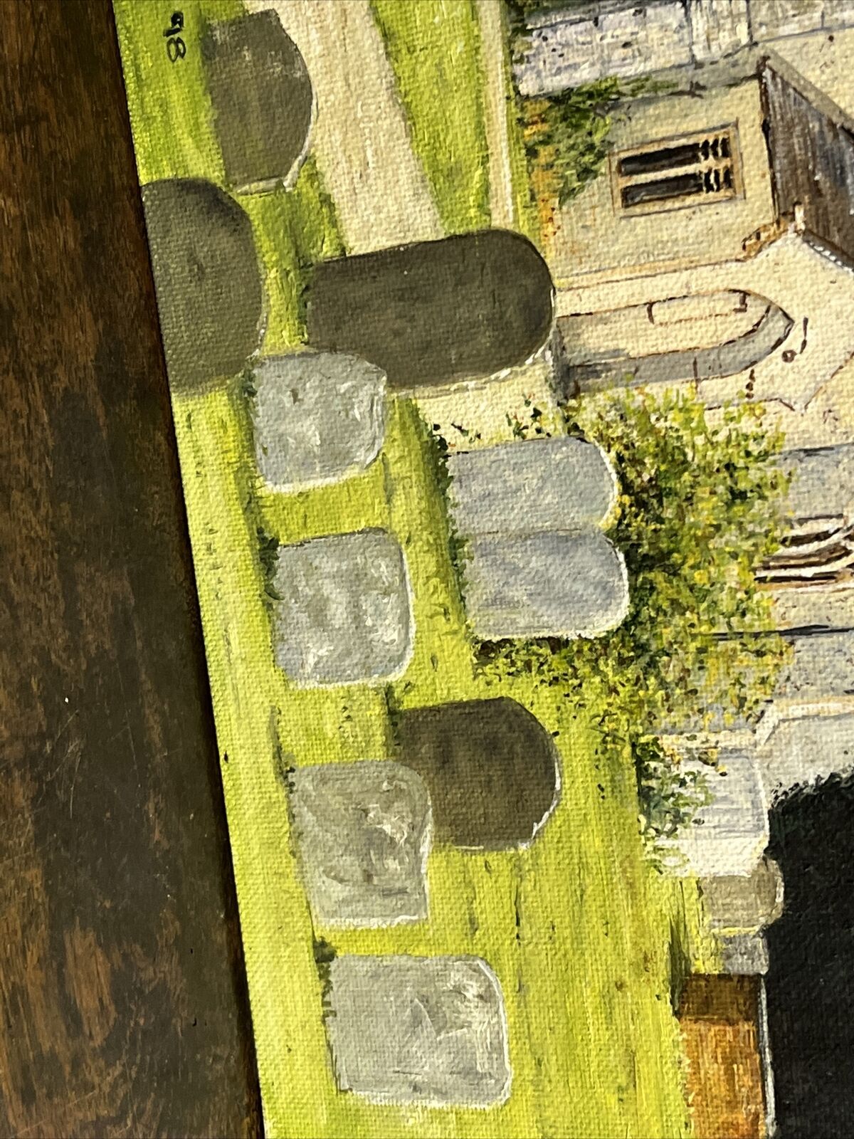 Original Signed Painting Of A English Countryside Church