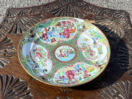Canton Famille Rose Plate