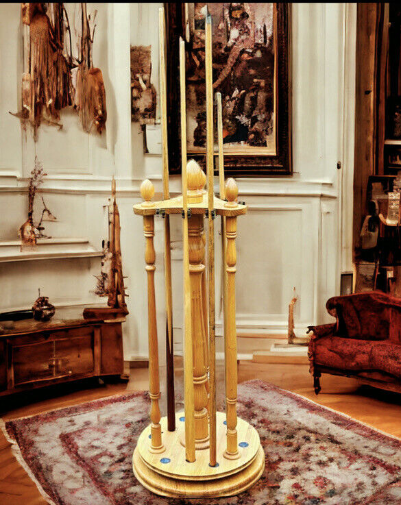Snooker, Billiards, Pool Revolving Cue Holder. Games Room