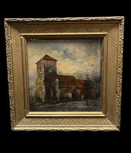 Ashingdon Church, Rochford, Essex, By Vonk 1896 In Gilt Frame.