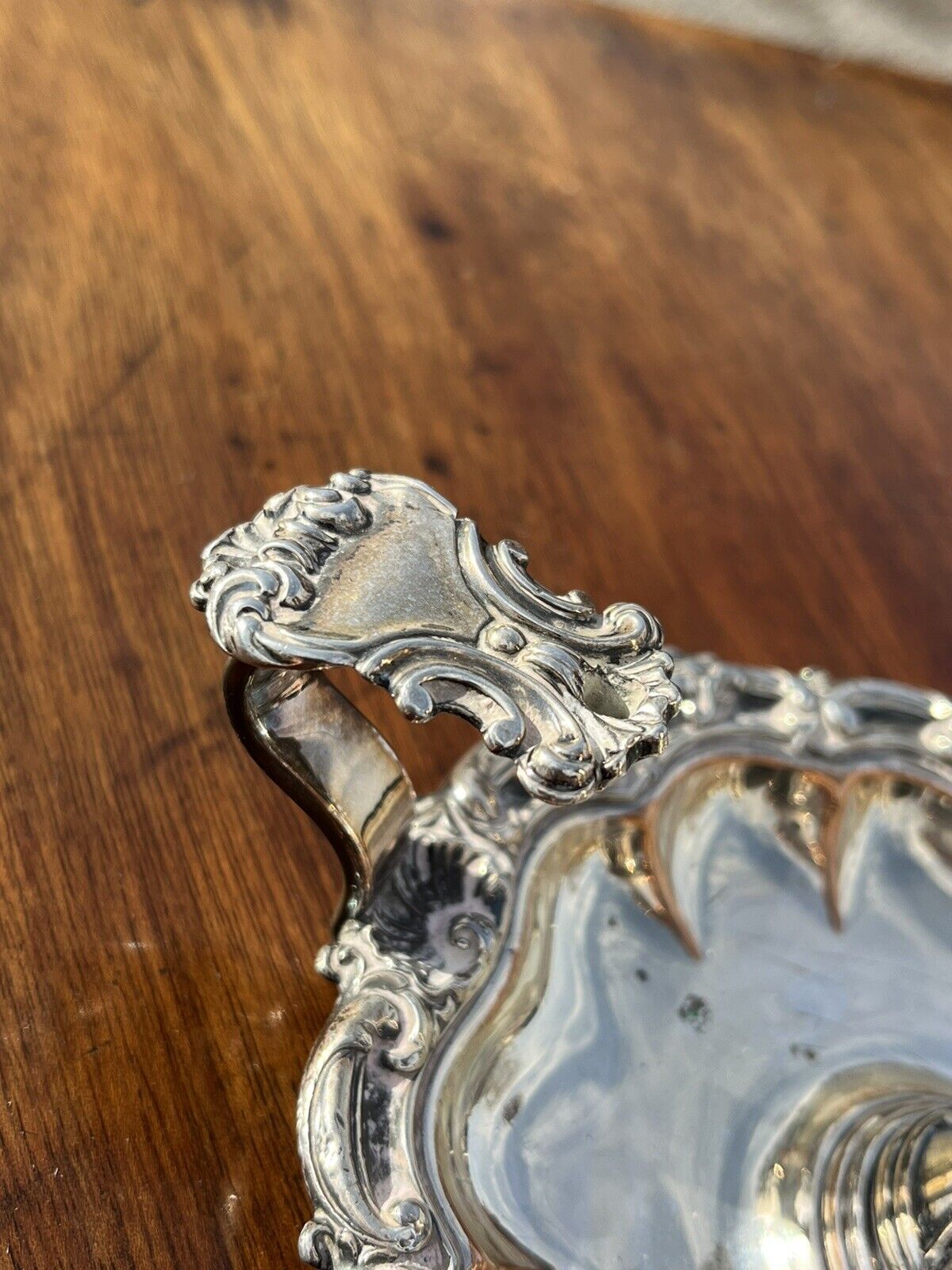 Antique Silver Plate Candlestick