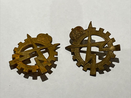 Pair Of Cap Badges