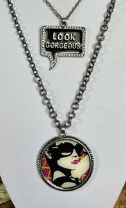 Vintage Lola And Grace 90s Retro Look Gorgeous Long Length Necklace