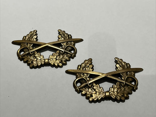 Pair Of Cap Badges