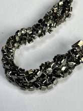 Vintage Silver Tone Diamanté Cluster Style Bracelet