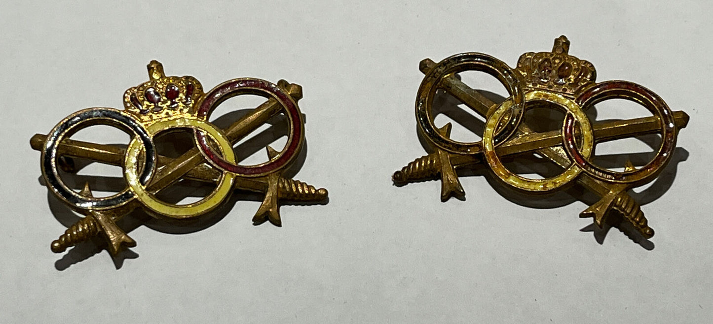 Pair Of Cap Badges