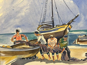 Originally Watercolour Illustrations Works By N Osten Sacken
