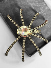 Vintage Statement Spider Large Diamanté Brooch