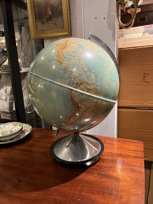 1960’s Table /  Library Globe