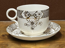 Antique Oversized Cup & Saucer