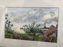 Suburbia Framed Watercolour