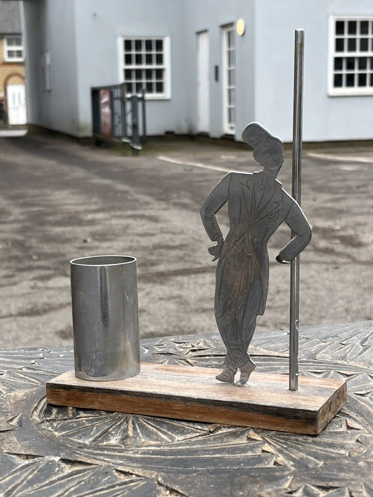 Art Deco Desk Stand. Pen Holder.