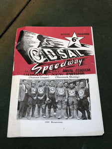 1949 Odsal Speedway Programme