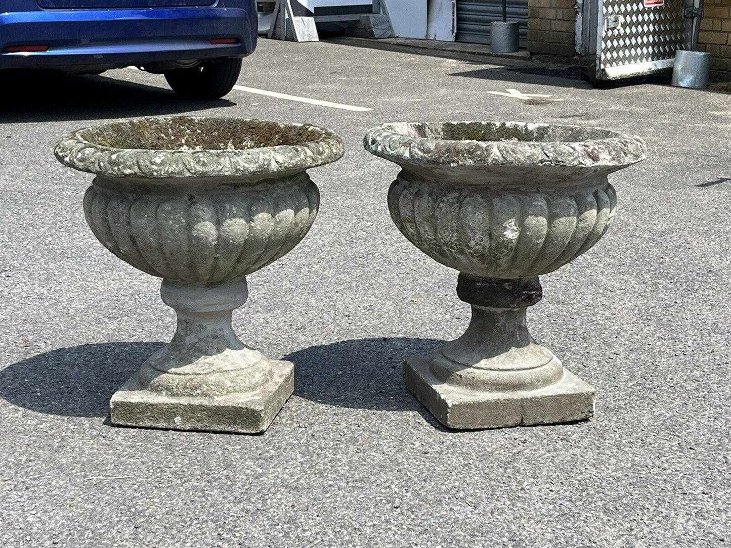 Pair Of Planters. Country House Style