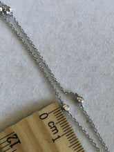 Vintage Silver 925 Cubic Zirconia Necklace
