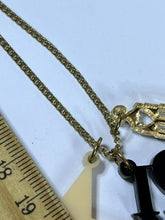 Vintage Acrylic New York Star Pendant Necklace