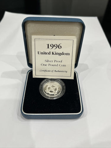 1996 Silver Proof One Pound Coin